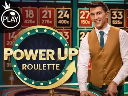 Power UP Roulette casino game by Pragmatic Play – featured logo at NV Casino
