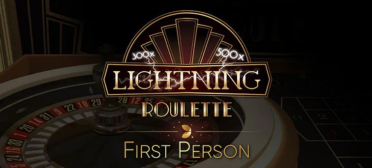 First Person Lightning Roulette logo by Evolution at NV Casino